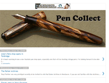 Tablet Screenshot of pencollect.blogspot.com