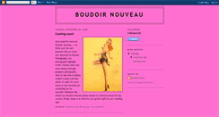 Desktop Screenshot of boudoirnouveau.blogspot.com