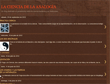 Tablet Screenshot of lacienciadelaanalogia.blogspot.com