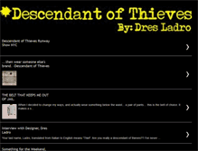 Tablet Screenshot of descendantofthieves.blogspot.com