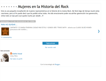 Tablet Screenshot of mujeresenlahistoriadelrock.blogspot.com