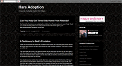Desktop Screenshot of hareadoption.blogspot.com