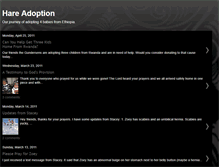 Tablet Screenshot of hareadoption.blogspot.com