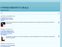 Tablet Screenshot of conhecimentoegraca.blogspot.com
