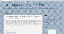 Desktop Screenshot of lamagiadehacerpan.blogspot.com