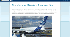 Desktop Screenshot of programaavanzadodisenoaeronautico.blogspot.com