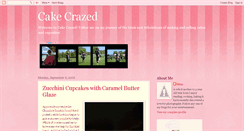 Desktop Screenshot of cakecrazed.blogspot.com