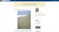 Desktop Screenshot of abeachhousedream.blogspot.com
