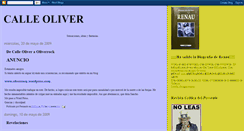 Desktop Screenshot of calleoliver.blogspot.com