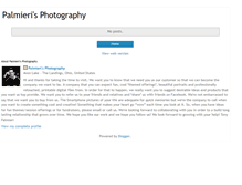 Tablet Screenshot of palmierisphotography.blogspot.com