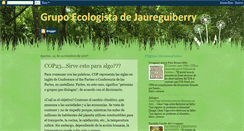 Desktop Screenshot of jaurecologico.blogspot.com