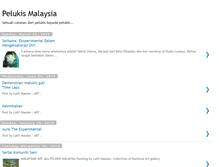 Tablet Screenshot of pelukis-malaysia.blogspot.com