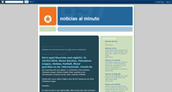 Desktop Screenshot of noticias-al-minuto.blogspot.com