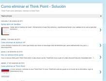 Tablet Screenshot of como-eliminar-thinkpoint.blogspot.com