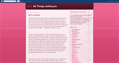 Desktop Screenshot of allthingsjodielynn.blogspot.com