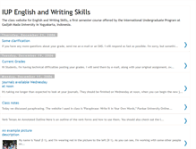 Tablet Screenshot of iupenglishandwriting.blogspot.com