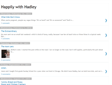 Tablet Screenshot of happilywithhadley.blogspot.com