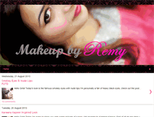 Tablet Screenshot of makeupbyremy.blogspot.com