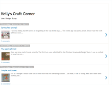 Tablet Screenshot of kellyscraftcorner.blogspot.com