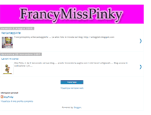 Tablet Screenshot of francymisspinky.blogspot.com