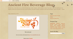 Desktop Screenshot of ancientfirewineblog.blogspot.com