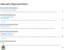Tablet Screenshot of naturallyorganizedhome.blogspot.com
