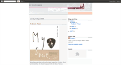 Desktop Screenshot of musicdreamspace.blogspot.com