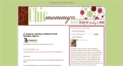 Desktop Screenshot of chicmommyusa.blogspot.com