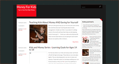 Desktop Screenshot of my-kids-make-money.blogspot.com