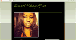 Desktop Screenshot of kissandmakeupallure.blogspot.com