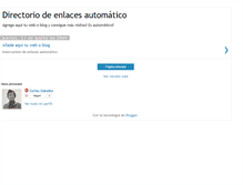 Tablet Screenshot of directorioautomatico.blogspot.com
