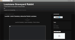 Desktop Screenshot of louisianagraveyardrabbit.blogspot.com