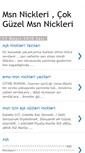 Mobile Screenshot of cok-guzel-msn-nickleri.blogspot.com