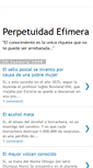Mobile Screenshot of perpetuidadefimera.blogspot.com