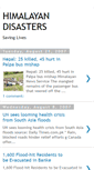 Mobile Screenshot of himalayandisasters.blogspot.com