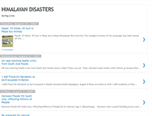 Tablet Screenshot of himalayandisasters.blogspot.com