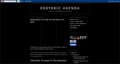 Desktop Screenshot of anesotericagenda.blogspot.com