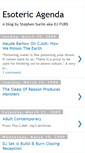 Mobile Screenshot of anesotericagenda.blogspot.com