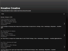 Tablet Screenshot of kreativecreative.blogspot.com