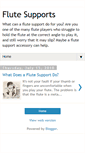 Mobile Screenshot of flute-support.blogspot.com