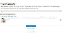 Tablet Screenshot of flute-support.blogspot.com