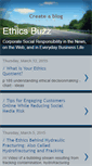 Mobile Screenshot of ethicsbuzz.blogspot.com
