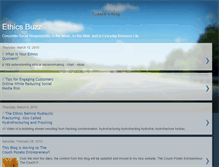 Tablet Screenshot of ethicsbuzz.blogspot.com