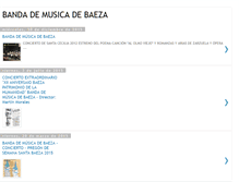 Tablet Screenshot of bandamusicabaeza.blogspot.com