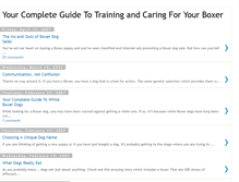 Tablet Screenshot of boxerdogtrainer.blogspot.com