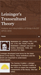 Mobile Screenshot of leiningertheory.blogspot.com