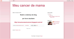 Desktop Screenshot of meucancerdemama.blogspot.com