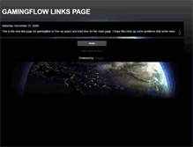 Tablet Screenshot of gamingflowlinks.blogspot.com