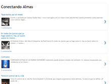 Tablet Screenshot of conectando-almas.blogspot.com
