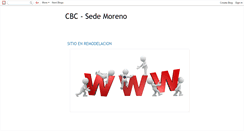 Desktop Screenshot of cbcmoreno.blogspot.com